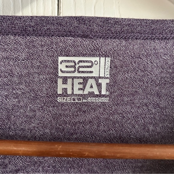 32 Degrees Women's Heathered Purple Long Sleeve Top - Picture 2 of 5